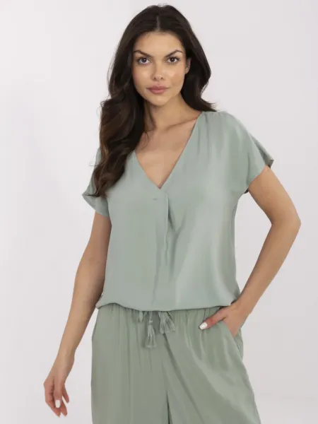 Blouse-D73761M11171B-pistachio