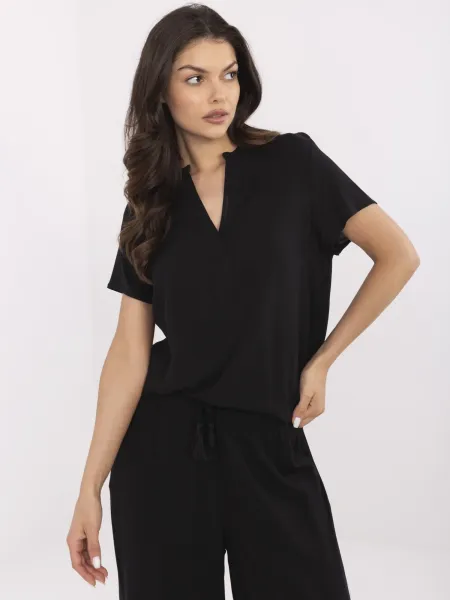 Blouse-D73761M11173A-black