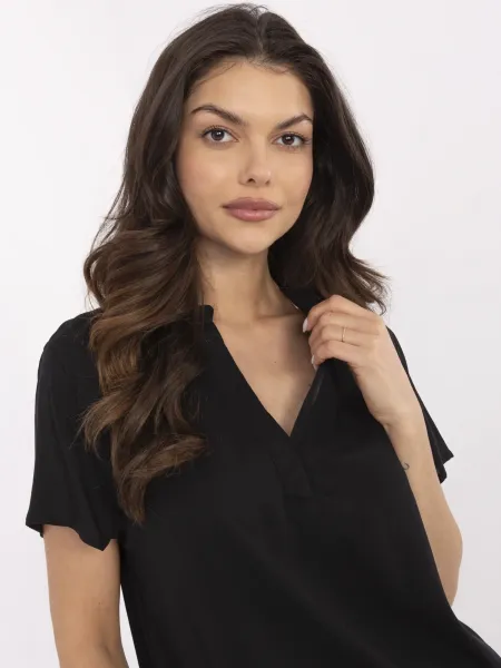 Blouse-D73761M11173A-black