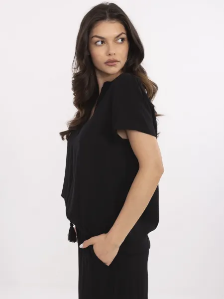 Blouse-D73761M11173A-black
