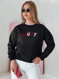 Dámska oversize mikina s nápisom TRUSTY