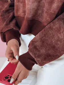 Dámska oversize mikina tie-dye srdce DESSER