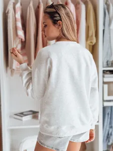 Dámska oversize mikina s výšivkou EASYJOY