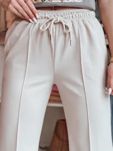 Dámske tepláky DRESSANIK, svetlobéžové