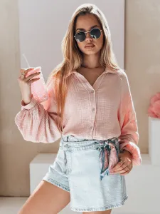 Dámska oversize mušelínová blúzka MUSLINEA