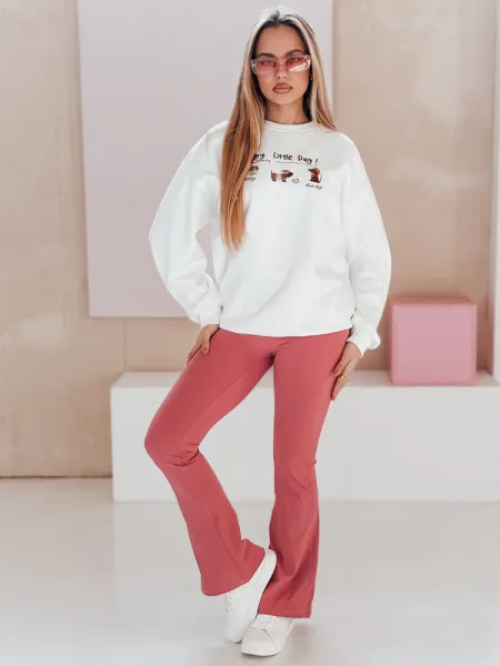 Dámska oversize mikina s jamníkmi