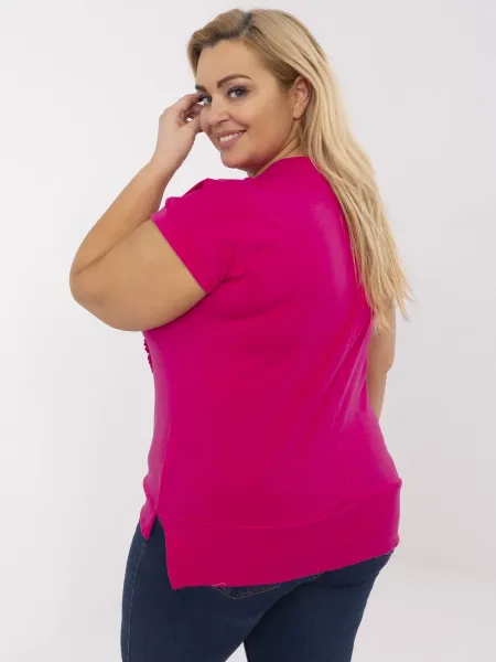 Blouse-RV-BZ-A542.12P-fuchsia
