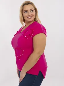 Blouse-RV-BZ-A542.12P-fuchsia