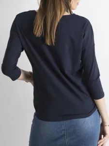 Blouse-RV-BZ-4661.43P-navy blue