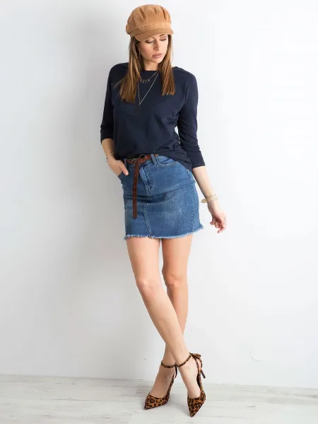 Blouse-RV-BZ-4661.43P-navy blue