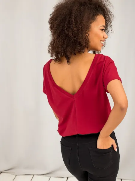 T-shirt-RV-TS-4662.86-burgundy