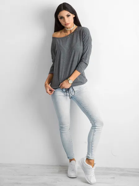 Blouse-RV-BZ-4691.36P-dark gray