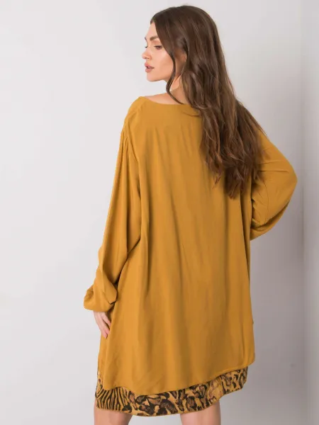 Dress-DHJ-SK-21451.50-dark yellow