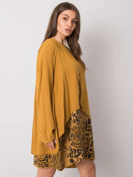 Dress-DHJ-SK-21451.50-dark yellow