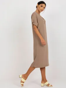 Dress-TW-SK-BE-AZ101.40P-dark beige