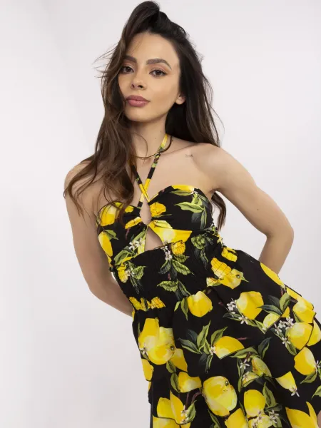 Dress-MI-SK-23708.60-black-yellow