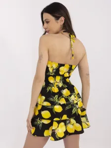 Dress-MI-SK-23708.60-black-yellow
