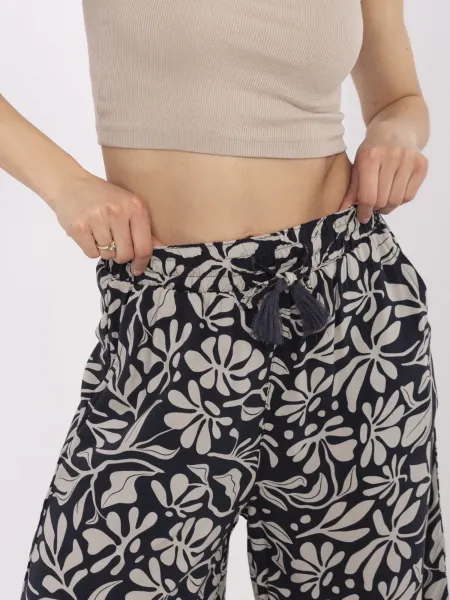 Pants-D73771M62237H-navy blue