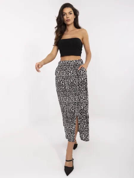 Skirt-D73771M50222B-grey