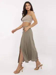 Skirt-D73761M50222A-khaki