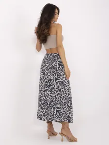 Skirt-D73771M50222B-navy blue