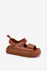 Boto Dámske sandále na platforme so suchým zipsom Camel Nitepira