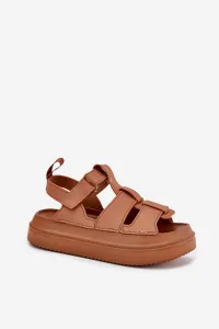 Boto Dámske Sandále Na Platforme Camel Nitavelia