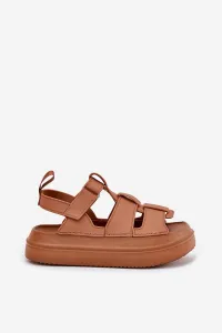 Boto Dámske Sandále Na Platforme Camel Nitavelia