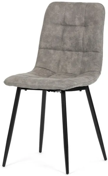 AUTRONIC jedálenská stolička CT-281 GREY3 svetlo sivá vintage