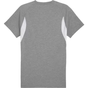 Puma TEAMEVOSTRIPE TEE Pánske tričko, sivá, veľkosť