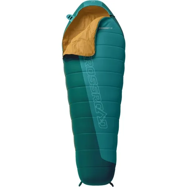 Crossroad TYPHOON 210 Páperový spacák, modrá, veľkosť 210 cm - ľavy zips