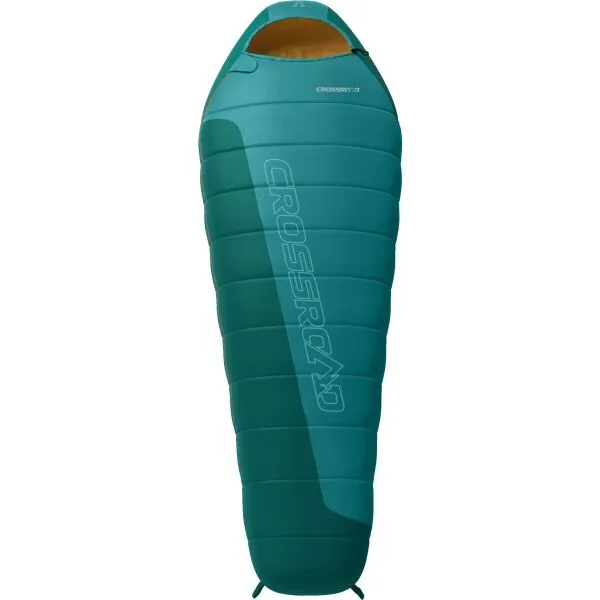 Crossroad TYPHOON 210 Páperový spacák, modrá, veľkosť 210 cm - ľavy zips