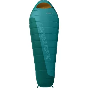Crossroad TYPHOON 210 Páperový spacák, modrá, veľkosť 210 cm - ľavy zips