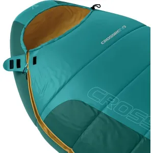 Crossroad TYPHOON 210 Páperový spacák, modrá, veľkosť 210 cm - ľavy zips