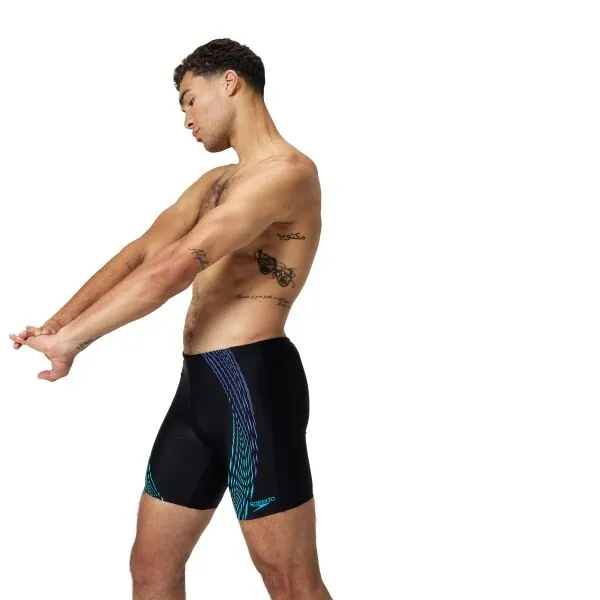 Speedo DUO LOGO PRINT Pánske plavky, čierna, veľkosť