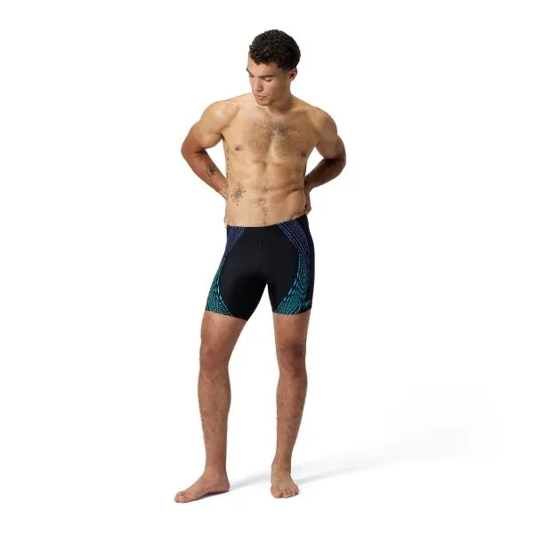 Speedo DUO LOGO PRINT Pánske plavky, čierna, veľkosť