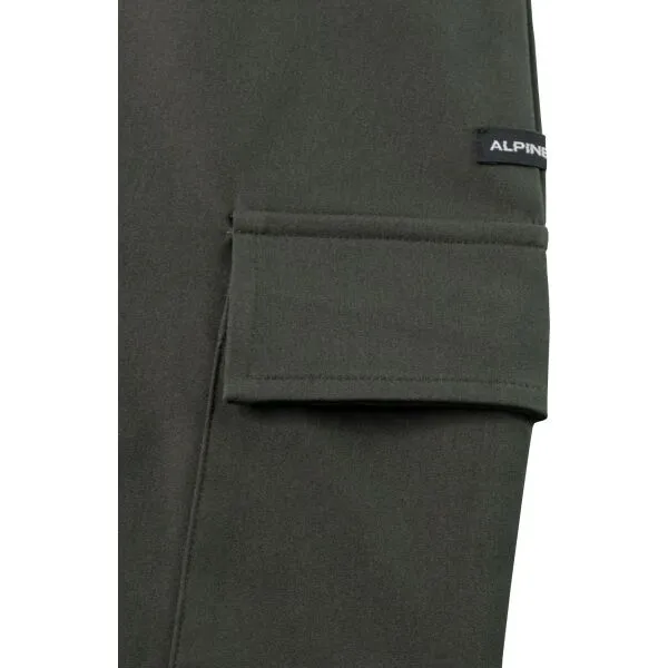 ALPINE PRO IJUHA Dámske šaty, khaki, veľkosť