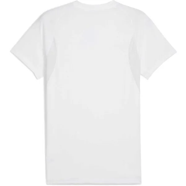 Puma TEAMEVOSTRIPE TEE Pánske tričko, biela, veľkosť