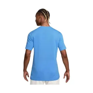 Nike LAVA SWOOSH Pánske tričko, svetlomodrá, veľkosť