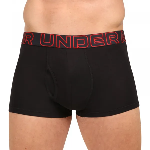 3PACK pánske boxerky Under Armour čierne (1383891 004) S, trenky
