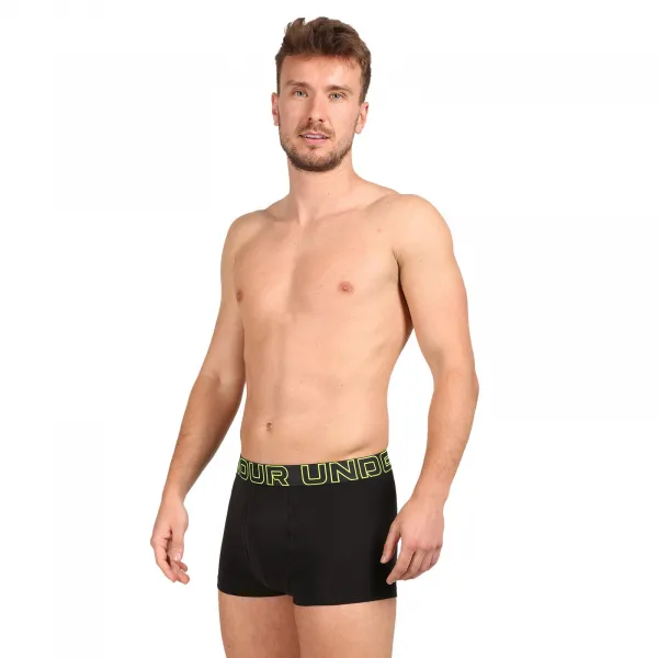 3PACK pánske boxerky Under Armour čierne (1383891 004) S, trenky