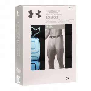3PACK pánske boxerky Under Armour čierne (1383891 003) L, trenky