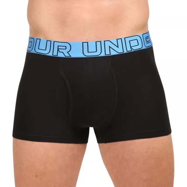 3PACK pánske boxerky Under Armour čierne (1383891 003) L, trenky