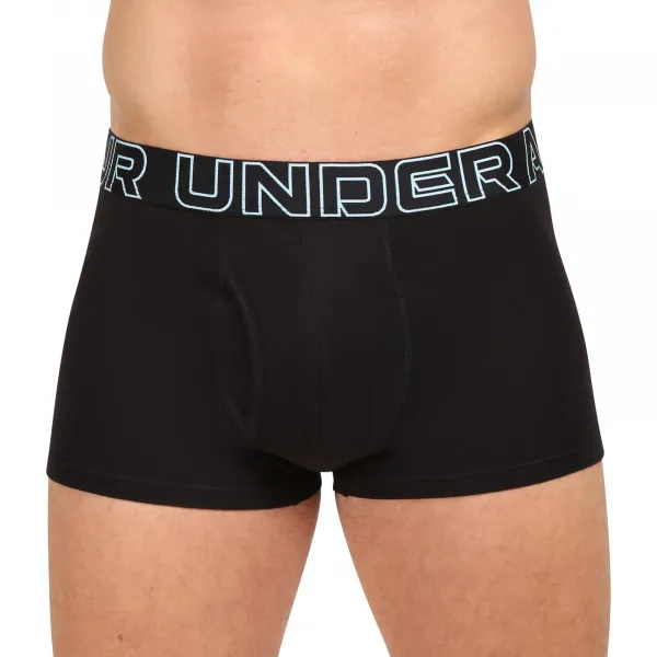 3PACK pánske boxerky Under Armour čierne (1383891 003) L, trenky
