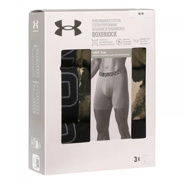3PACK pánske boxerky Under Armour viacfarebné (1383890 391) S, trenky