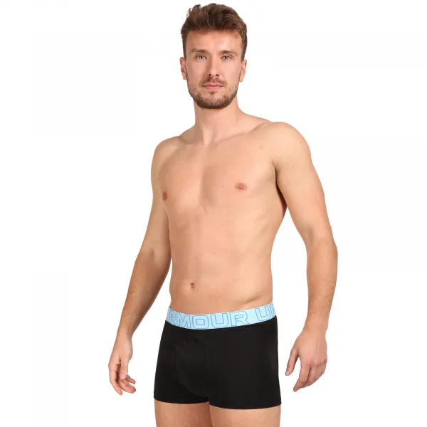 3PACK pánske boxerky Under Armour čierne (1383891 003) L, trenky