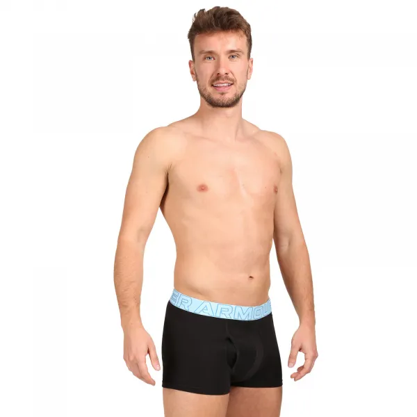 3PACK pánske boxerky Under Armour čierne (1383891 003) L, trenky