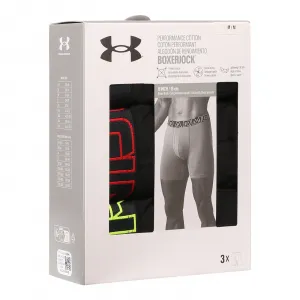 3PACK pánske boxerky Under Armour čierné (1383889 004) M, trenky