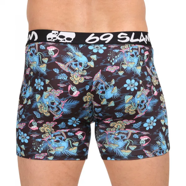 Pánske boxerky 69SLAM fit SKULL TRIP DYLAN (MBYSKU-PO) M, trenky