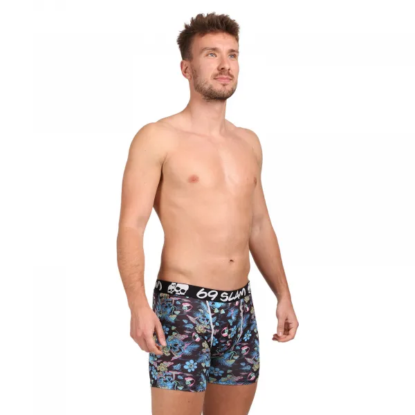 Pánske boxerky 69SLAM fit SKULL TRIP DYLAN (MBYSKU-PO) M, trenky